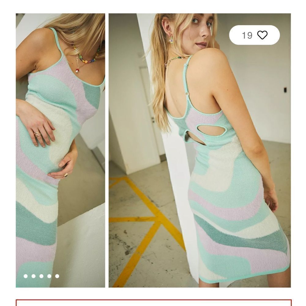 House of Sunny Good Vibrations Pastel Colorblock Dress - Picture 4 of 16